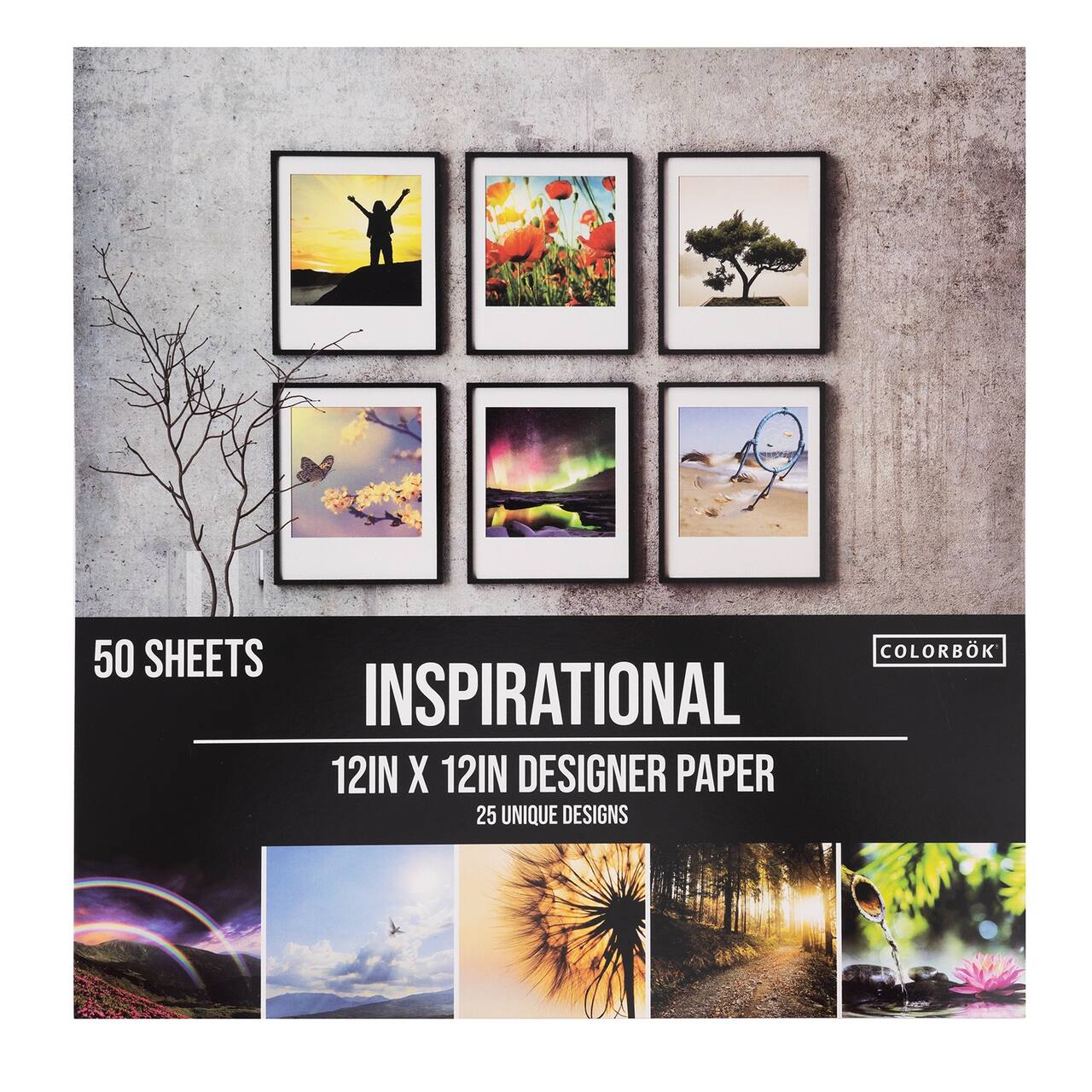 Colorbok® Inspirational 12" x 12" Paper, 50 Sheets